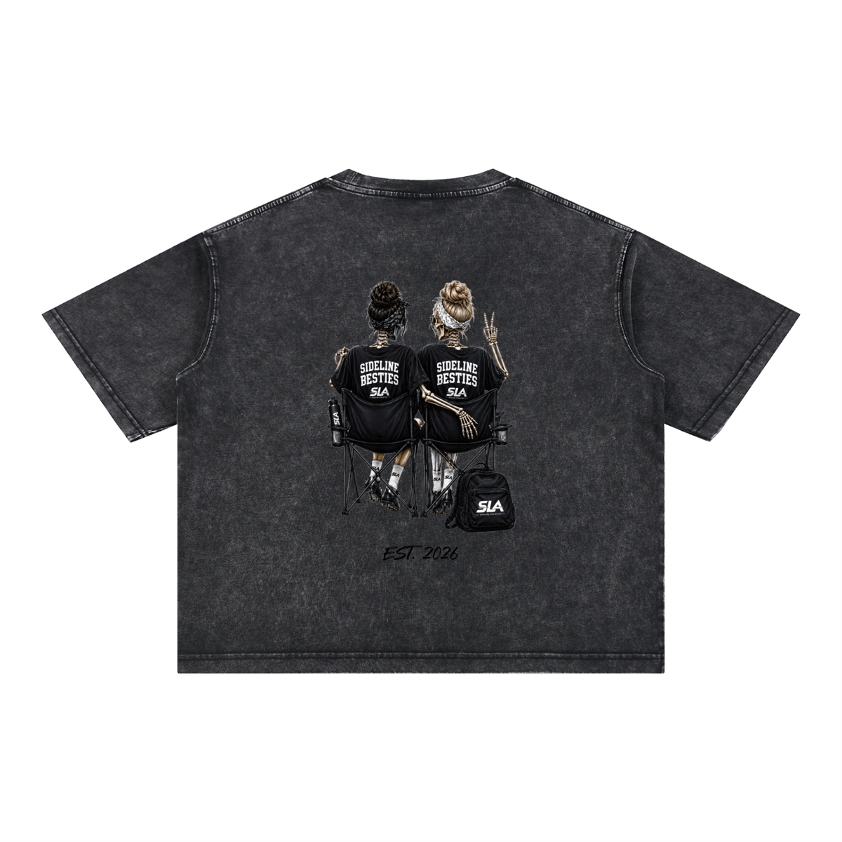 Women's Oversized SL Besties Wash Boxy T-Shirt