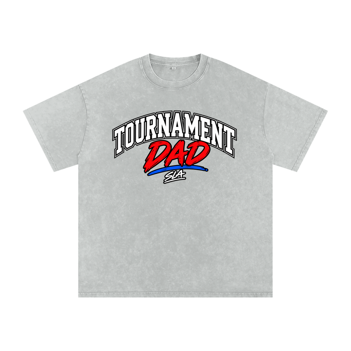 Tournament Dad Washed Oversized Cotton T-Shirt