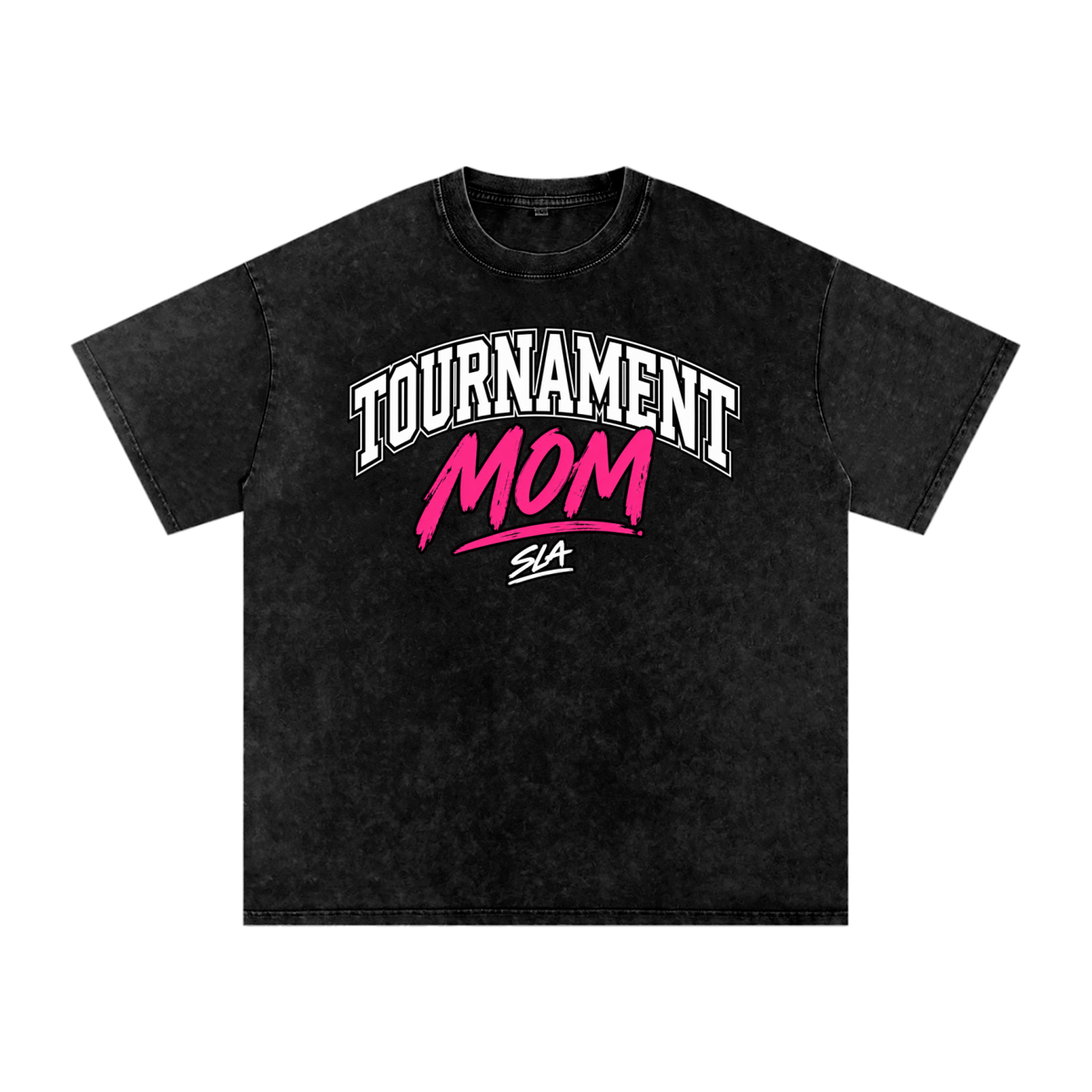 Tournament Mom Washed Oversized Cotton T-Shirt