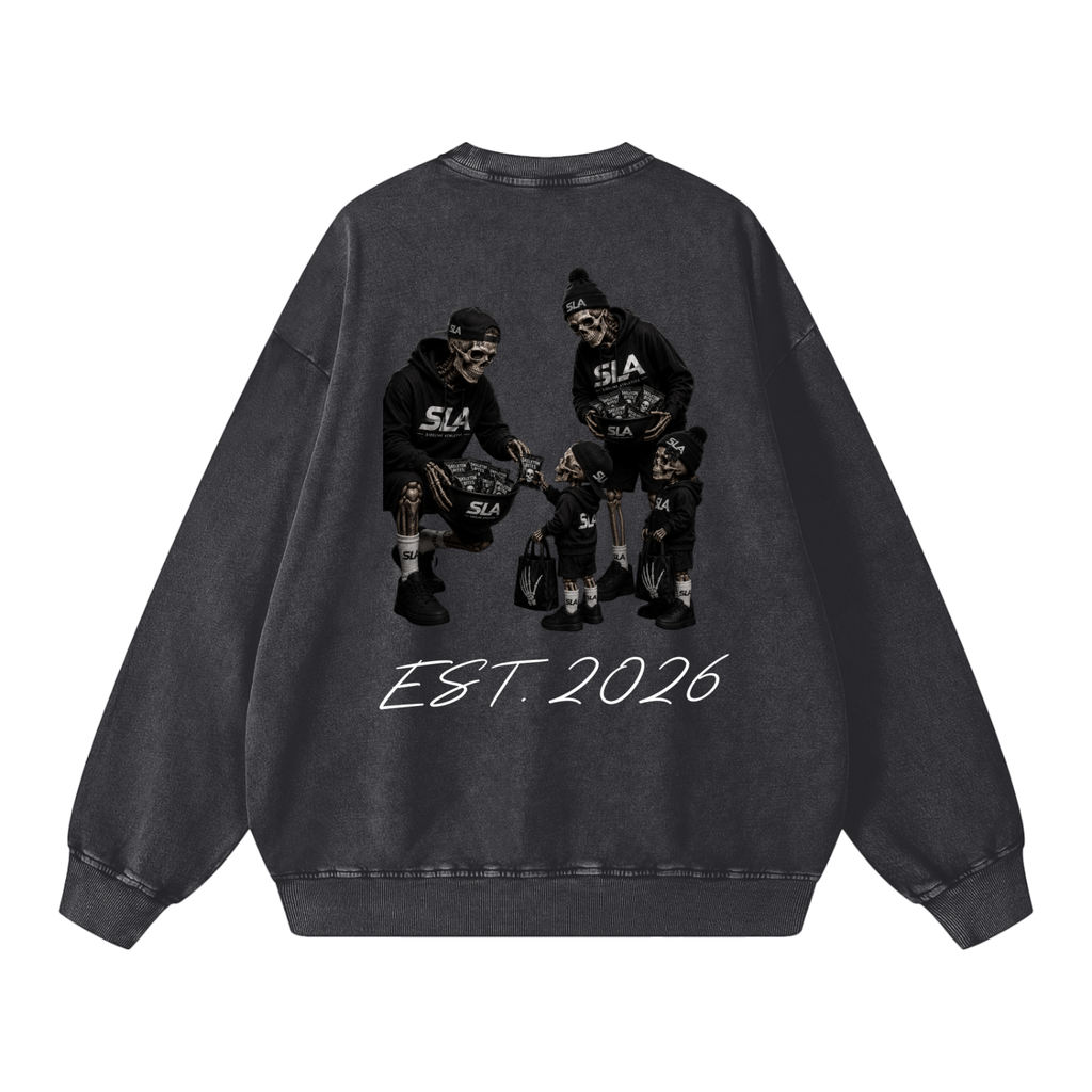 Professional Snack Dealerz Washed SLA Oversized Sweatshirt