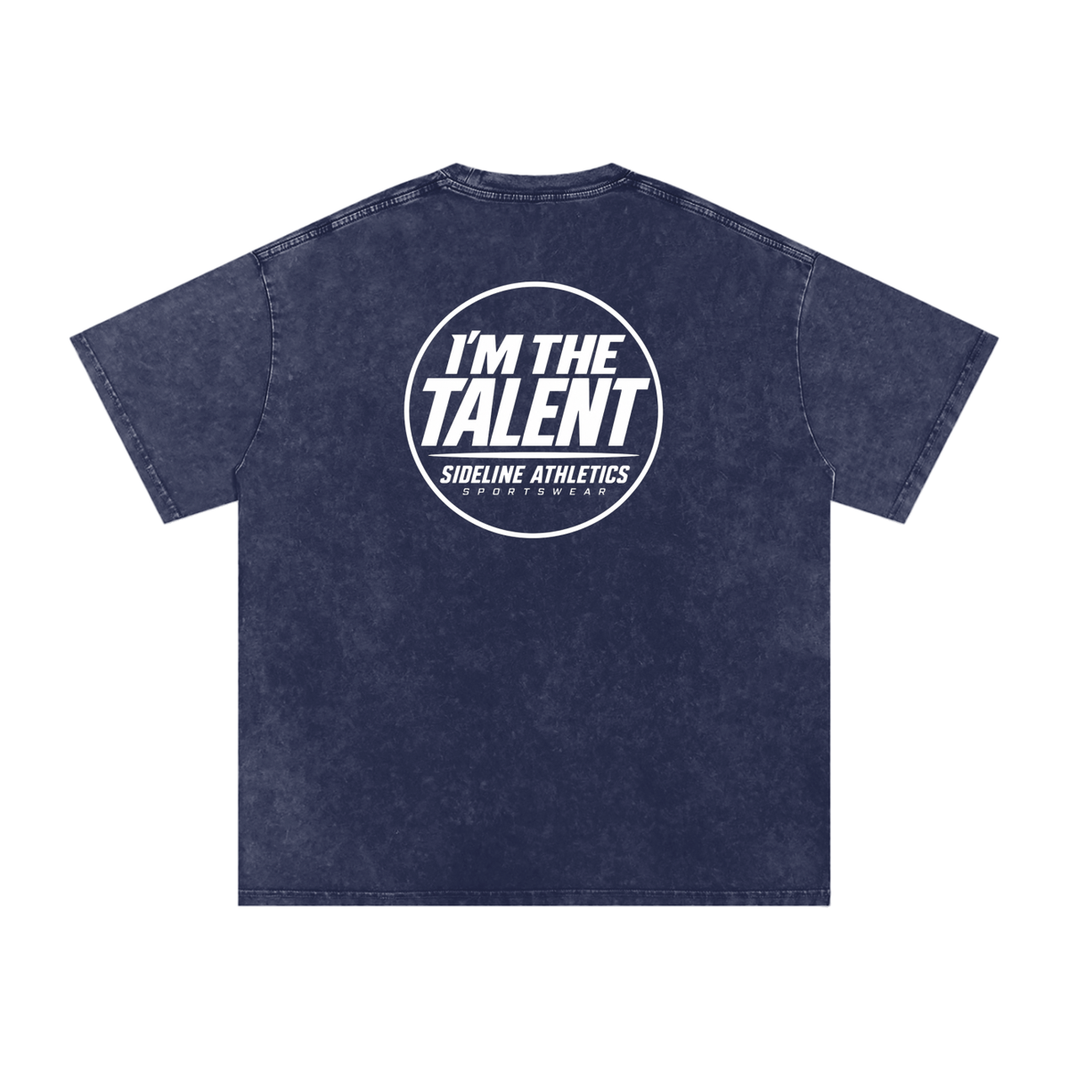 I'M THE TALENT Washed Oversized Cotton T-Shirt