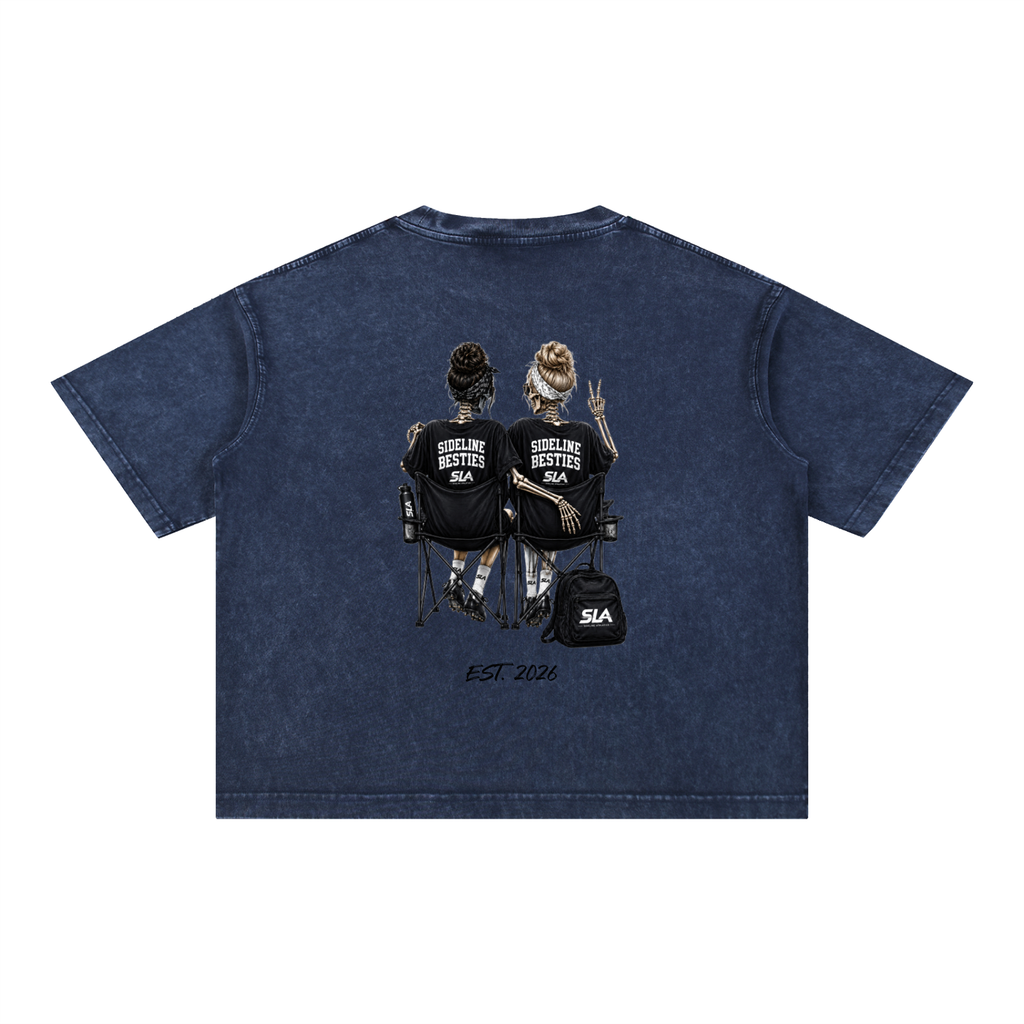 Women's Oversized SL Besties Wash Boxy T-Shirt