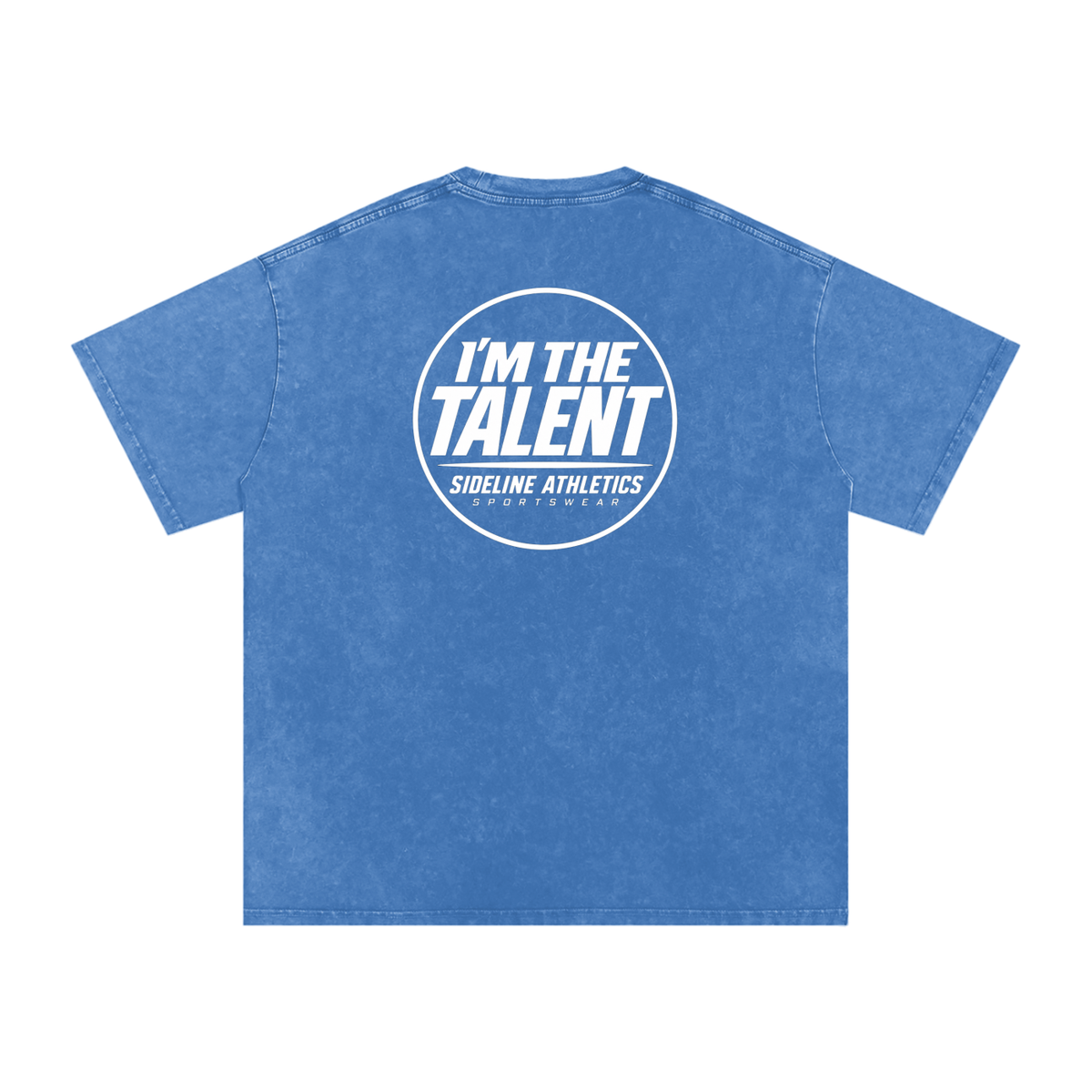 I'M THE TALENT Washed Oversized Cotton T-Shirt