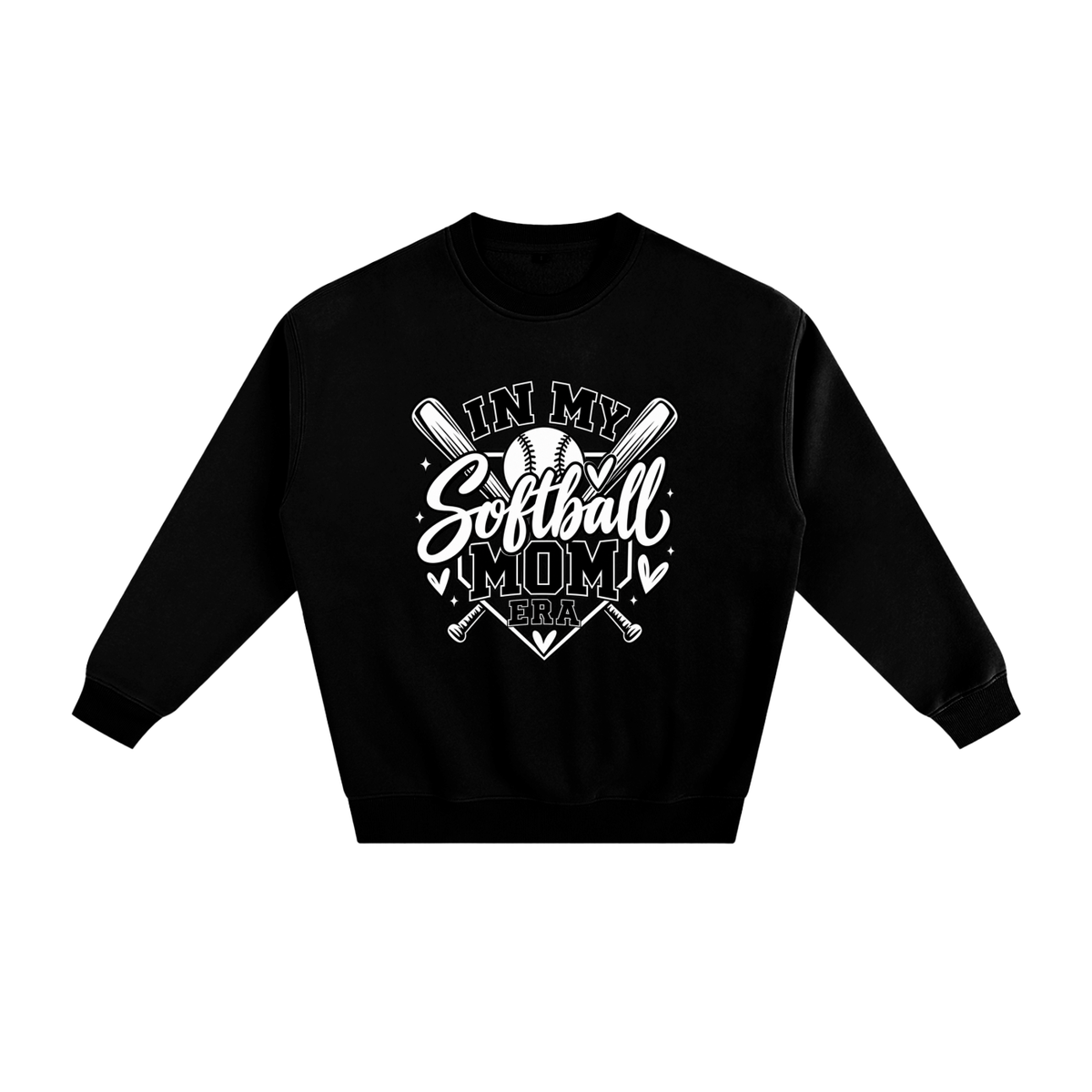 Softball Mom Era Fleeced Sweatshirt