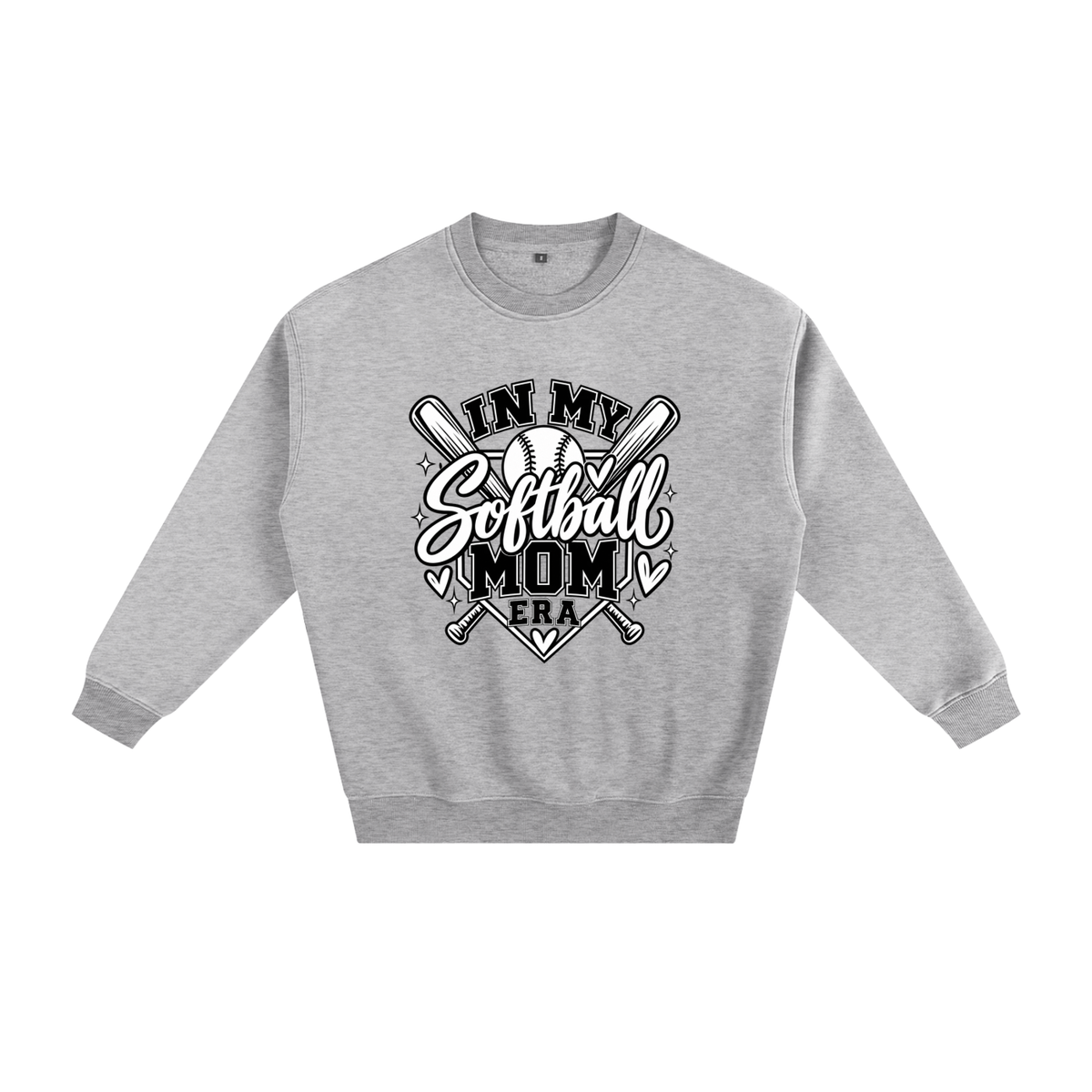 Softball Mom Era Fleeced Sweatshirt
