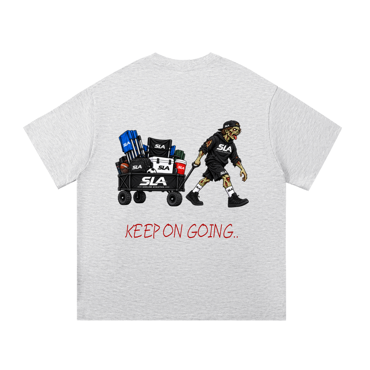 Men’s ZOMBIE Wagon Pull Cotton T-Shirt