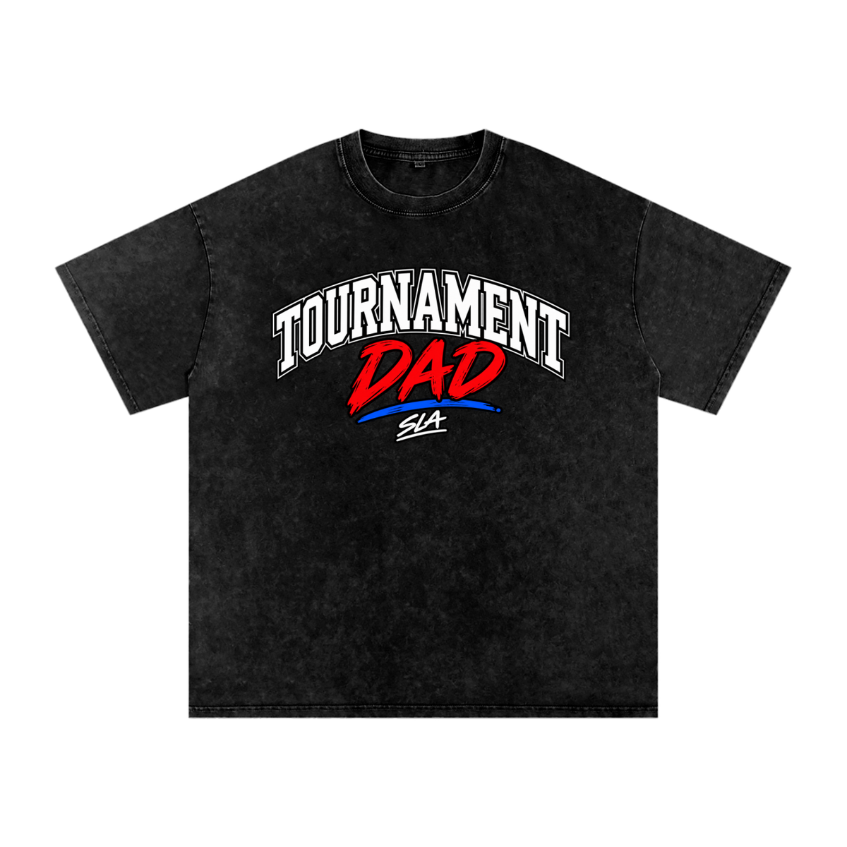 Tournament Dad Washed Oversized Cotton T-Shirt