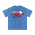 Tournament Mom Washed Oversized Cotton T-Shirt