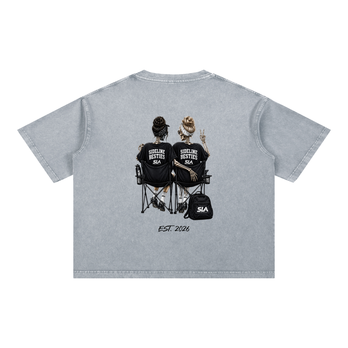 Women's Oversized SL Besties Wash Boxy T-Shirt