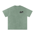 Ask Mom Washed Oversized Cotton T-Shirt
