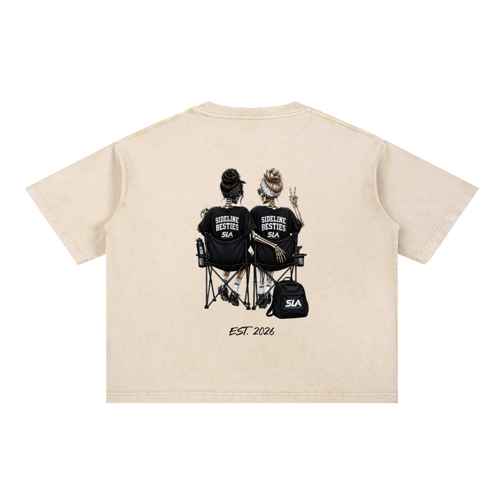 Women's Oversized SL Besties Wash Boxy T-Shirt