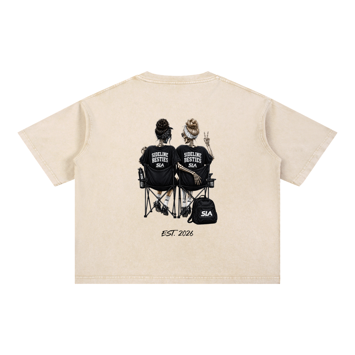 Women's Oversized SL Besties Wash Boxy T-Shirt