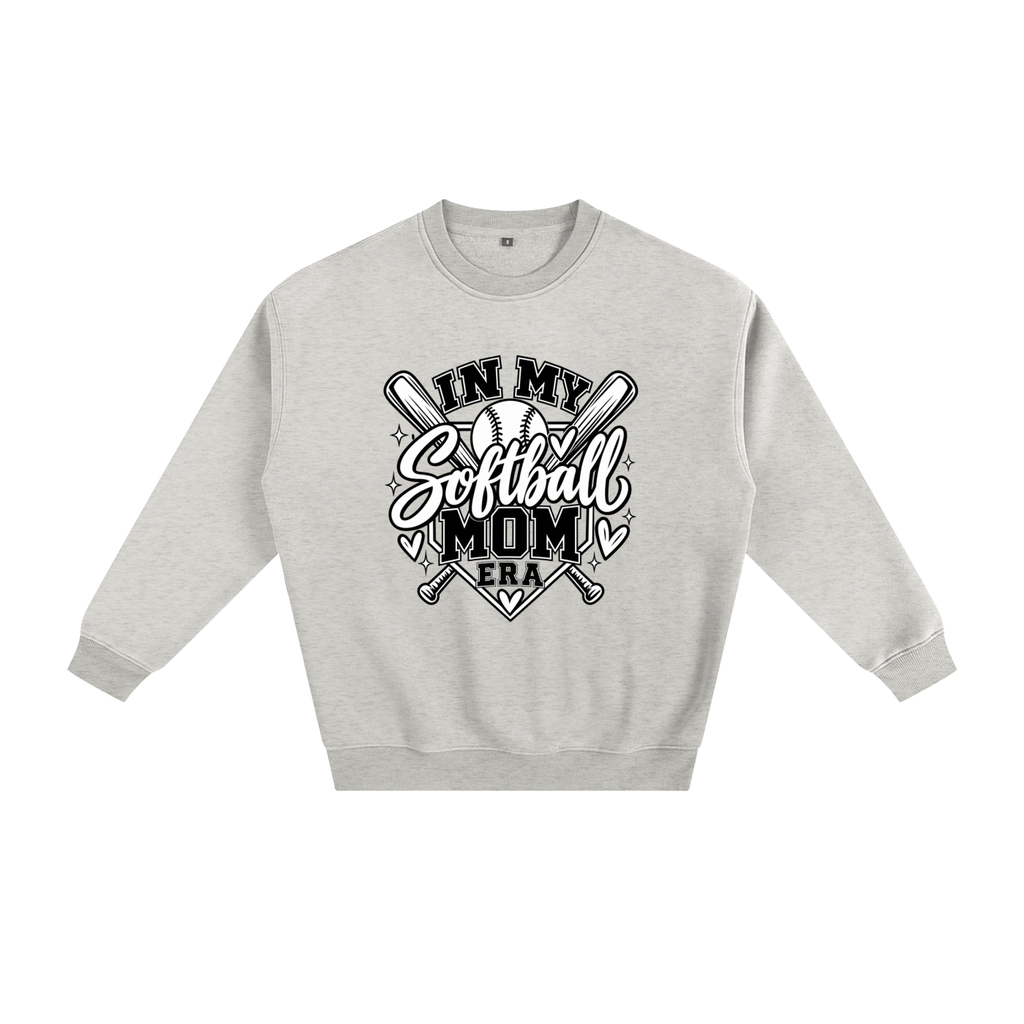 Softball Mom Era Fleeced Sweatshirt